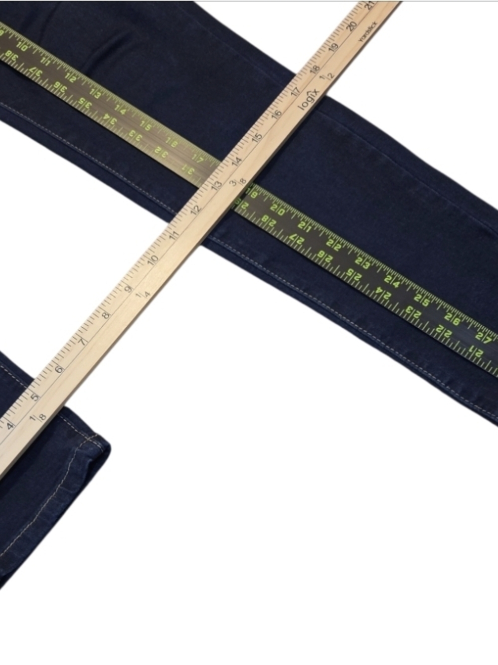 Women's Skinny Jeans in Deep Indigo - Picture 13 of 14
